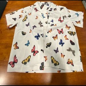 Palm Angels Butterfly Bowling Shirt SS20